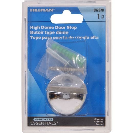 Chrome High Dome Floor Door Stop
