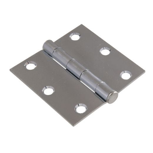 3-1/2" Zinc Plated General Purpose Broad Butt Hinge