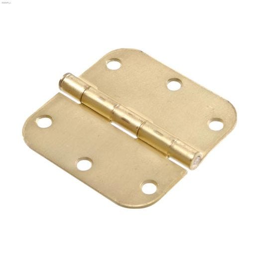 3-1/2" Satin Brass Full-Mortise Residential Door Butt Hinge