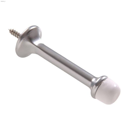 3" Satin Chrome Standard Rigid Door Stop-2/Pack