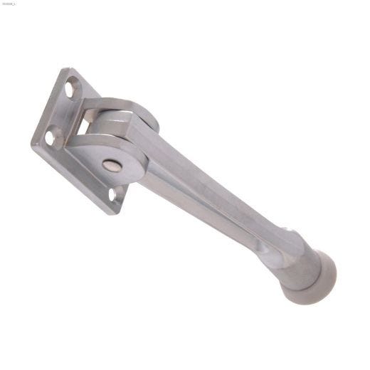 5" Satin Chrome Kickdown Door Stop