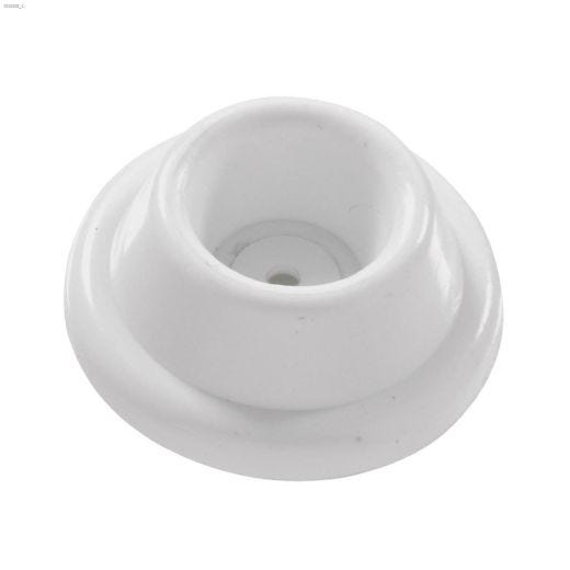 1-7/8" White Adhesive Wall Door Stop