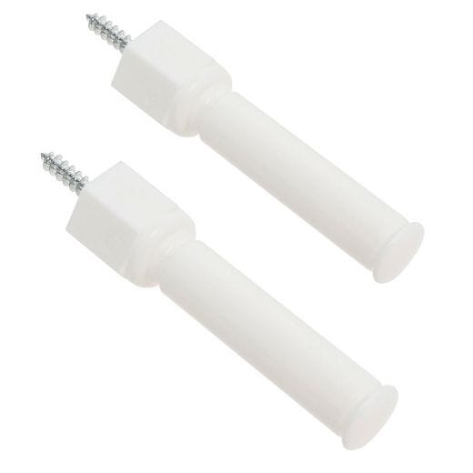 White Soft Jam Door Stop-2/Pack