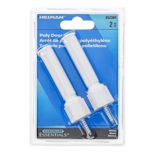 White Soft Jam Door Stop-2/Pack