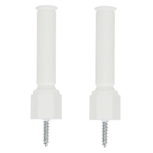 White Soft Jam Door Stop-2/Pack