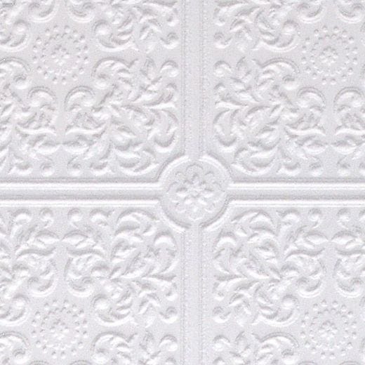 20-1\/2\" x 33' Tin Ceiling Paintable Double Roll Wallpaper
