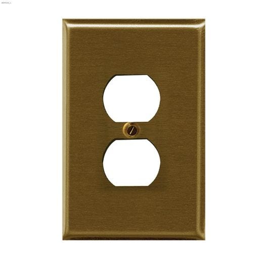 Metal Duplex Wallplate