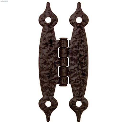 Penture affleurante en acier noir Colonial