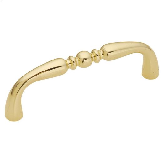 3" Polished Brass Conquest Door Pull/Handle