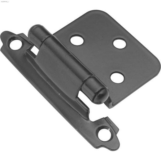 Penture affleurante à fermeture automatique en acier noir
