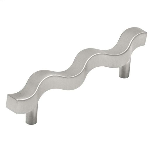 3.78" Satin Nickel Euro Contemporary Door Pull/Handle