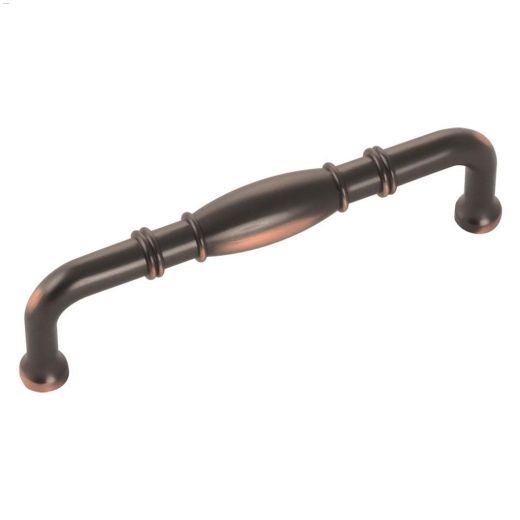 3.78" Oil Rubbed Bronze Highlighted Williamsburg Door Pull