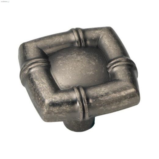 1-1/4" Black Nickel Vibed Bamboo Door Knob