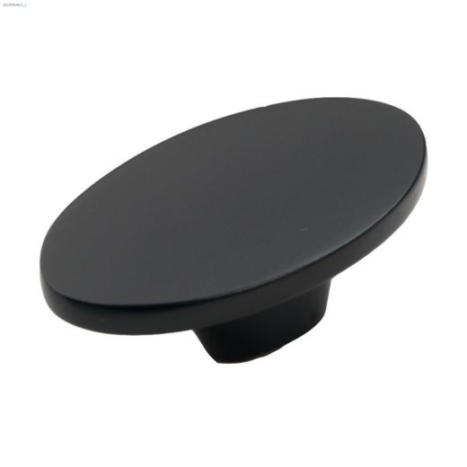 1-5/8" Black Matte Luna Door Knob