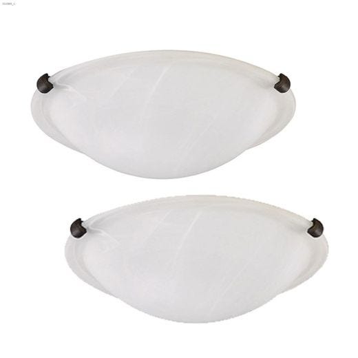 2 Light A 60 Watt Flushmount Light-2/Pack