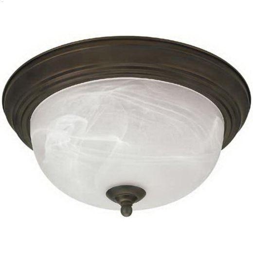 Signature 11" Alabaster Flushmount Light