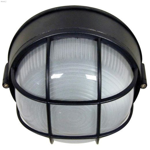 Marine 7" Round Outdoor Wall Fixture