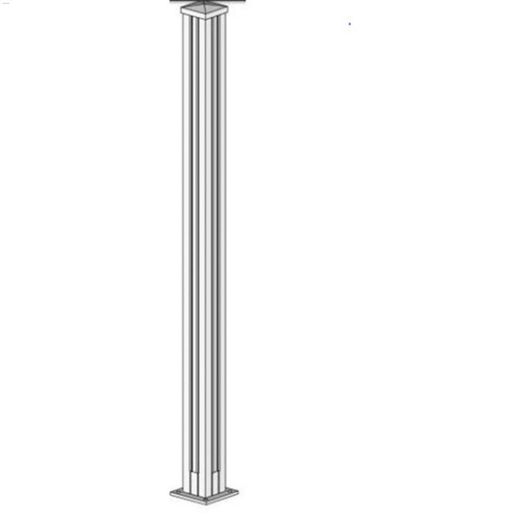 42" Scenic Corner Post For 10mm Glass