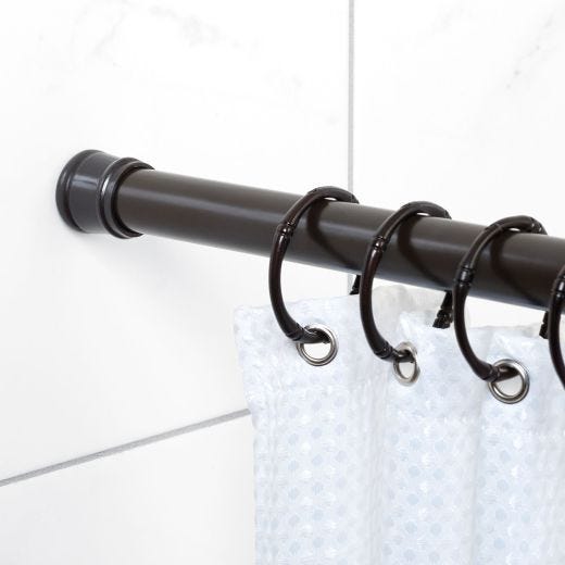 1" 42 - 72" Oil-Rubbed Bronze TwistTight Shower Rod