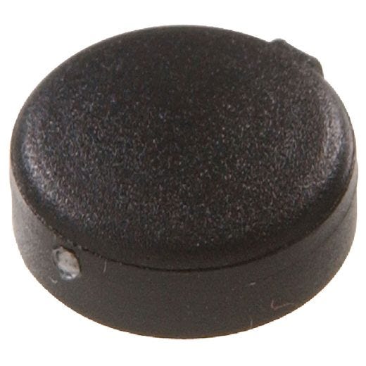 1/4" x 1/4" Paquet de 2 cache-vis en nylon noir