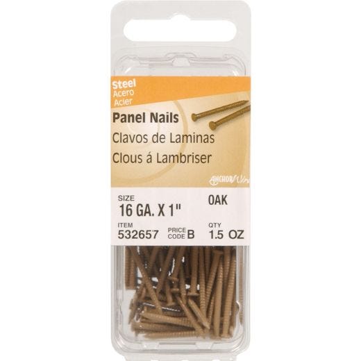1" Oak Panel Nail 1.5 oz