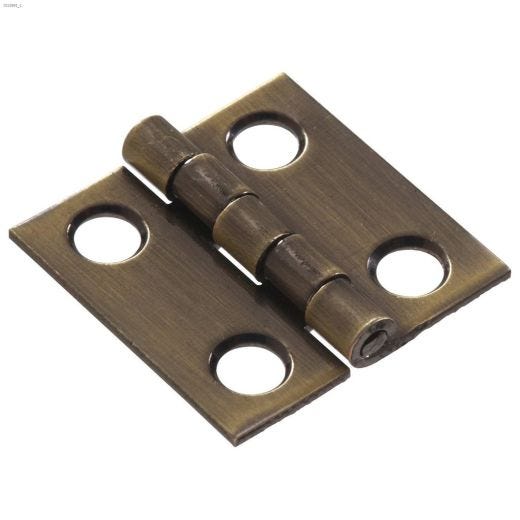2" x 1-3/8" Brass Solid Brass Broad Hinge-2/Pack