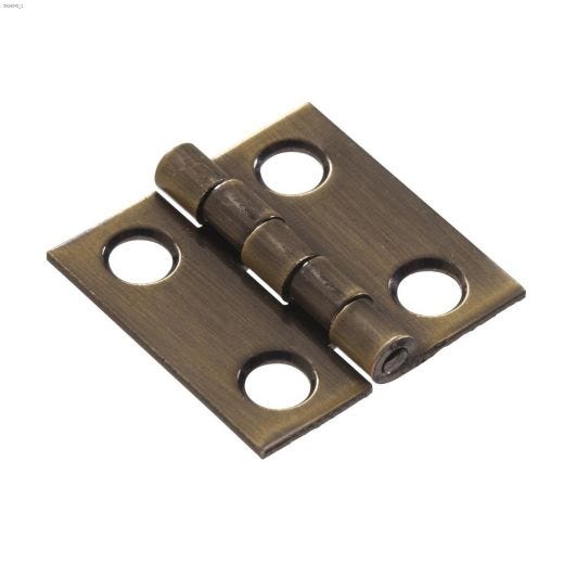 2\" x 1-3\/8\" Brass Solid Brass Broad Hinge-2\/Pack