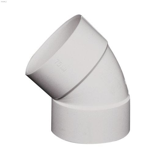 4\" Hub PVC 45 Degree Sewer Elbow