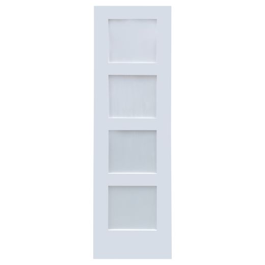 Porte apprêtée Shaker en pin 24" x 80"