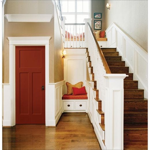 Porte Winslow blanc de première qualité 30" x 80"