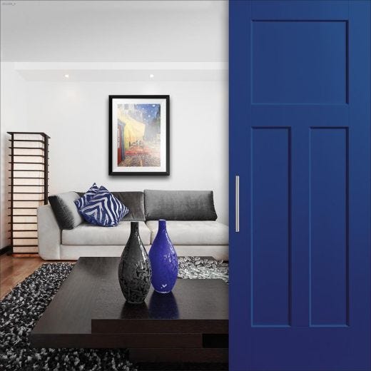 Porte Winslow blanc de première qualité 30" x 80"