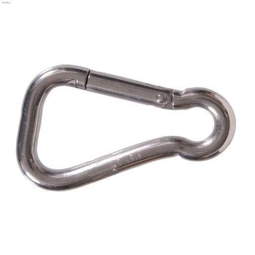 5\/16\" Opening Stainless Steel Safety Spring Snap Link