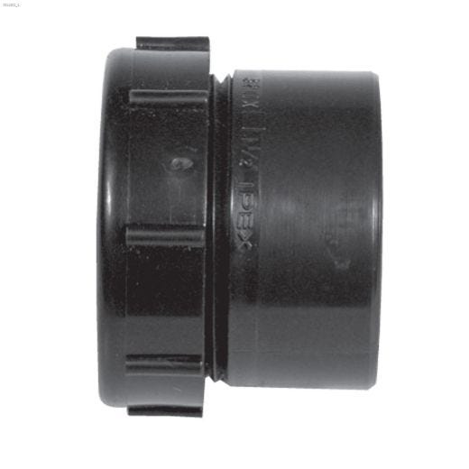 1-1\/2\" Spigot x Plastic Nut ABS Sewer Male Trap Adapter