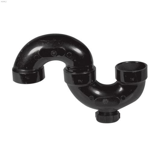 1-1\/2\" Hub ABS S-Trap With Cleanout