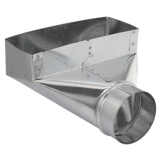 4" x 10" x 4" Galvanized 30 ga. Angle Boot