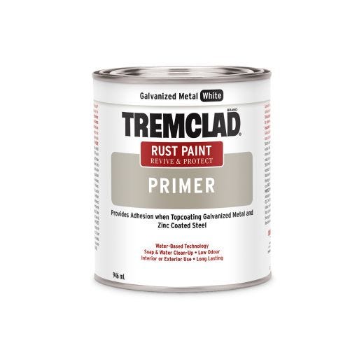 Tremclad 946 mL Can Flat Galvanized White Rust Primer