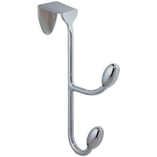 5.2\" Chrome Double Orbinni Over The Door Hook