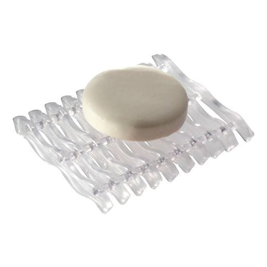 Wave Saver Clear Soap Dish