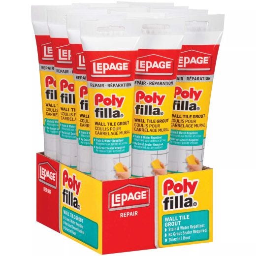 Polyfilla LePage White 162 mL Squeeze Tube Wall Tile Grout