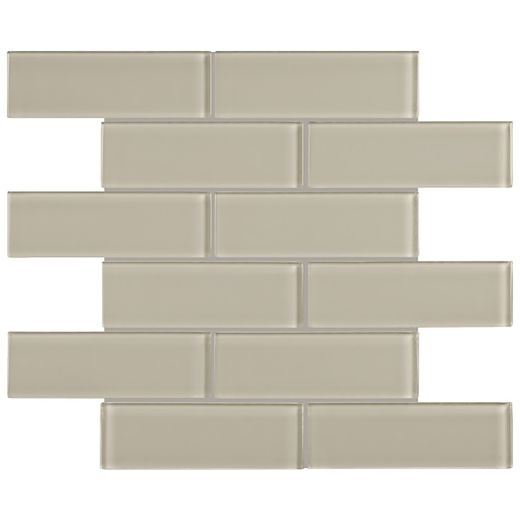 2" x 5" Earth Bliss Element Brick Mosaic Tile 10 Sq-Ft/Box