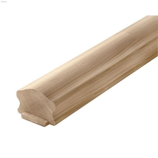 10' x 1-5\/8\" x 2-1\/2\" Hemlock Hand Rail With Fillet