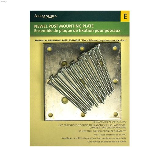 Newel Post Mounting Plate