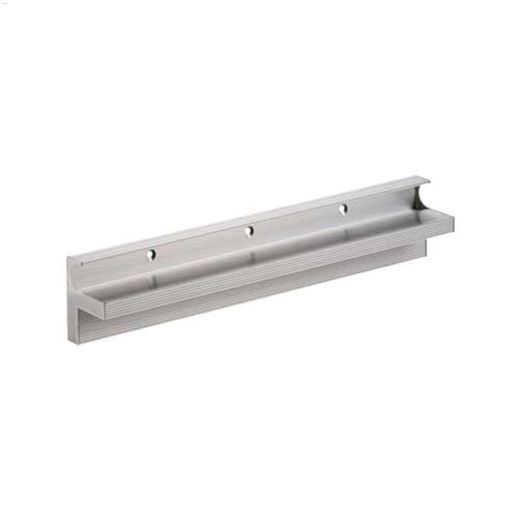 18\" Gray\/Aluminum Cube Rail Support