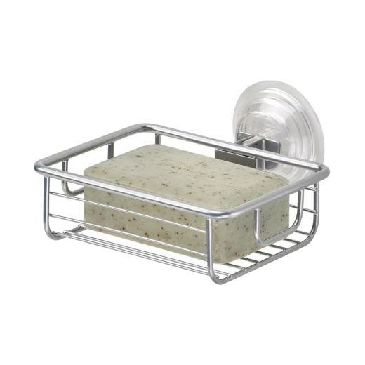 Classico Power Lock Silver Suction Soap Dish