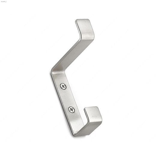 2-7\/8\" Brushed Nickel Single Utility Hook