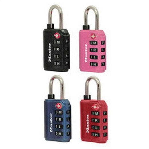 1-3\/8\" Assorted Metal Body Luggage Lock