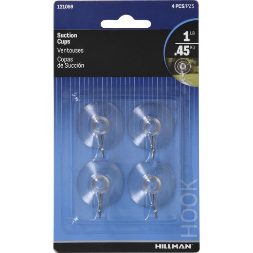 1-1/8" Small Suction Cup-4/Pack