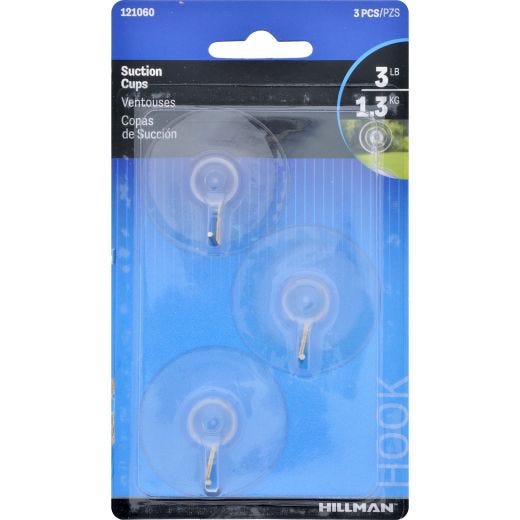 1-3/4" Medium Suction Cup-3/Pack