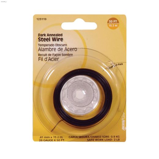 28 Gauge x 50' Dark Annealed Wire