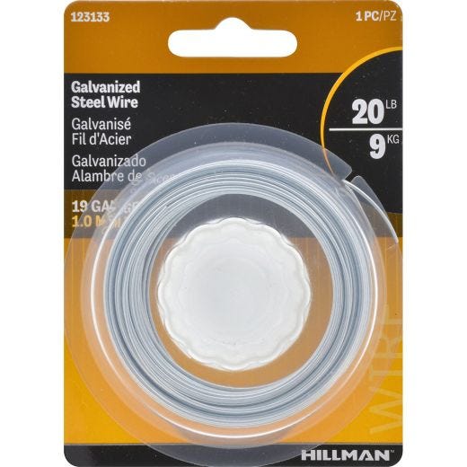19 Gauge x 50' Galvanized Wire